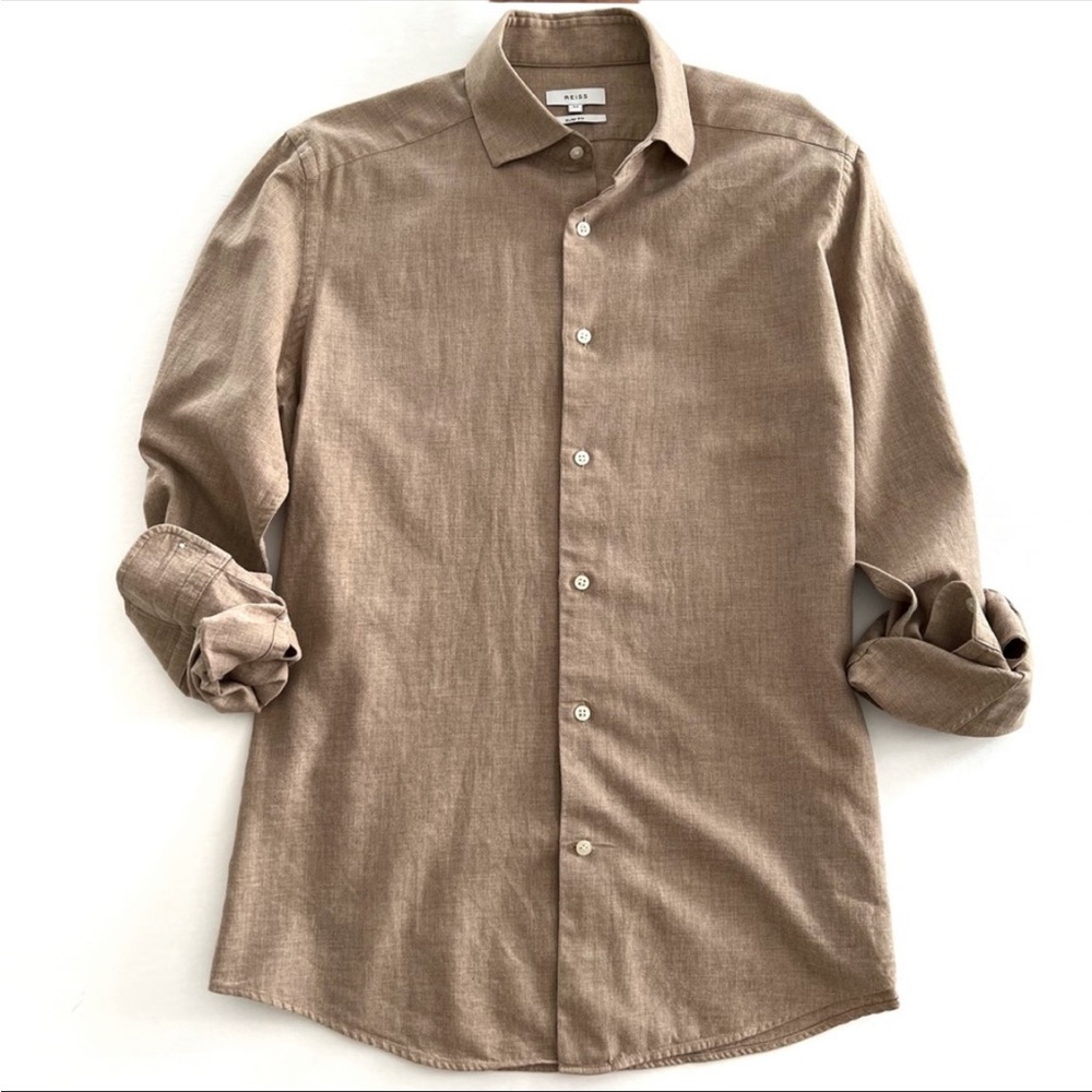 Reiss Zetterberg Slim Fit Button Down Shirt